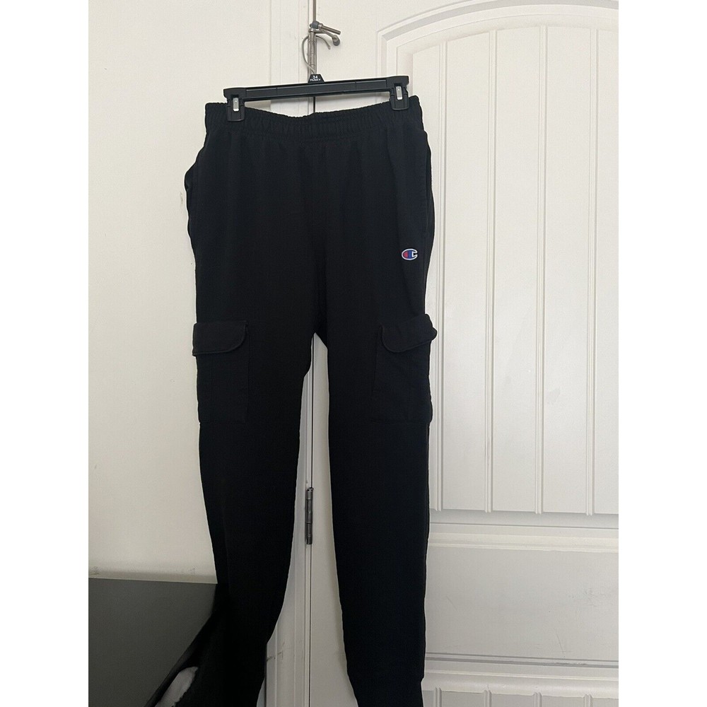 Champion Men's Cargo Sweatpants Taper Leg Size: M